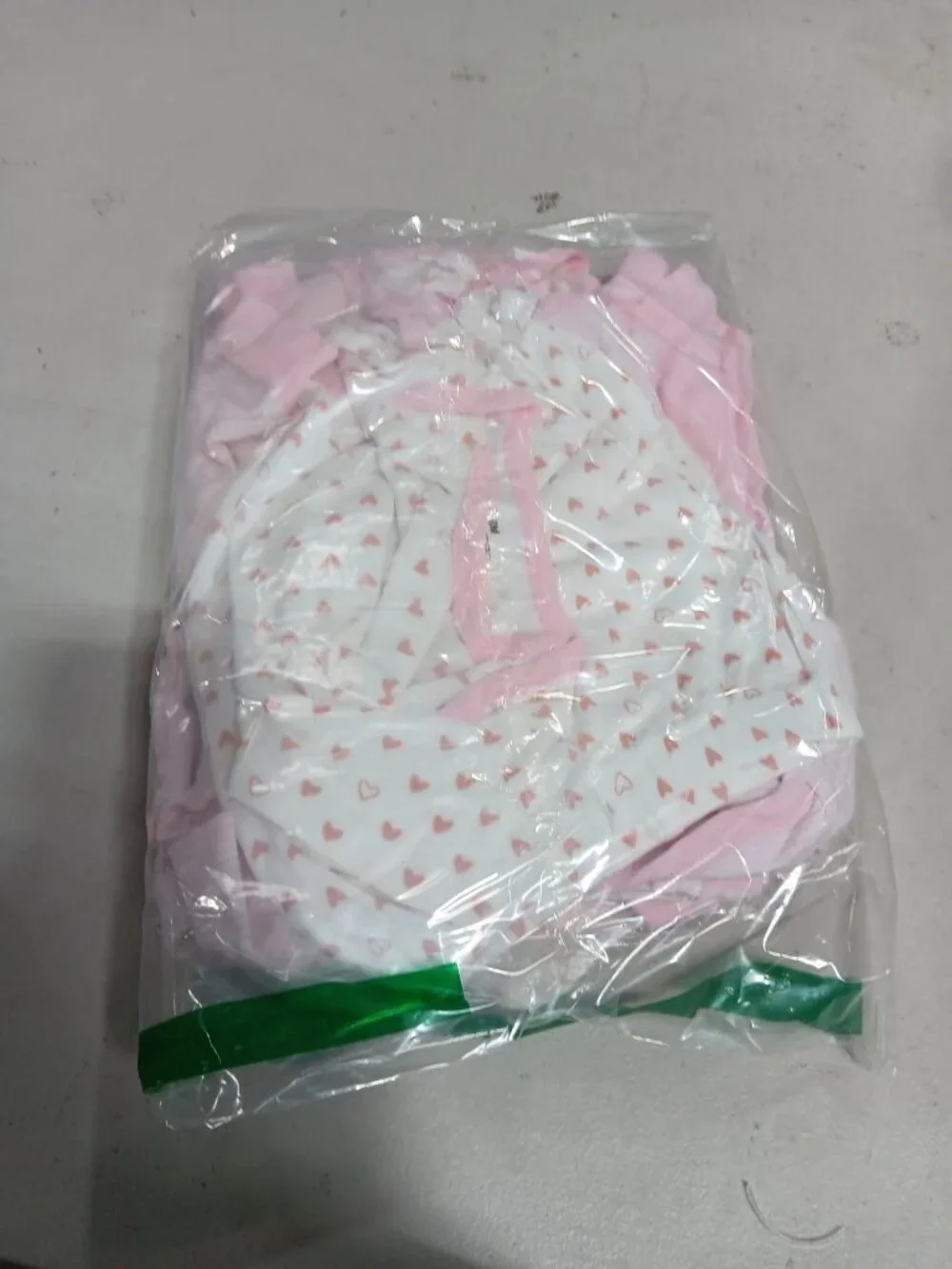 Baby Bodysuit Set Pink 3 Months 20-Piece Bodysuits Pants Hats Mittens
